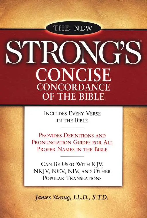 Paperback: New Strong's Concise Concordance of the Bible