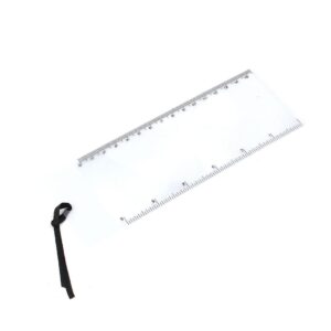 Bible Accessories: Bookmark / Ruler / Magnifier - Fresnel Lens 3X Magnifying Sheet